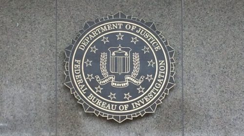 FBI logo outside of building