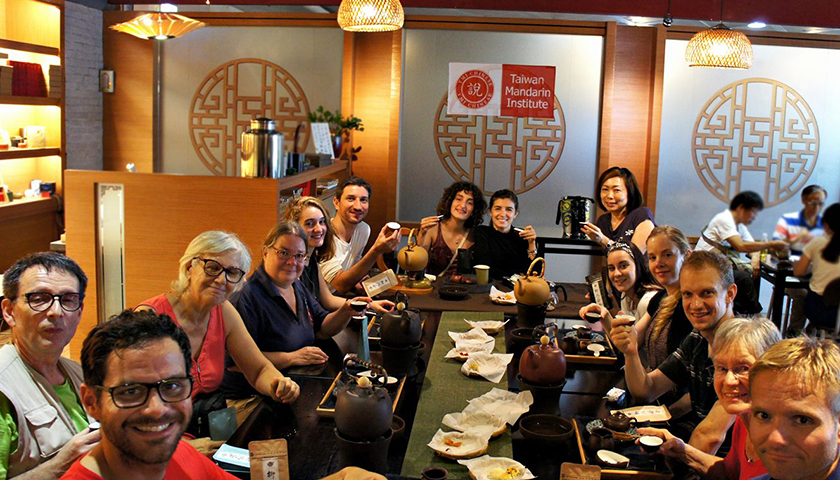 Tea Making Cultural Activity for the Taiwan Mandarin Institute