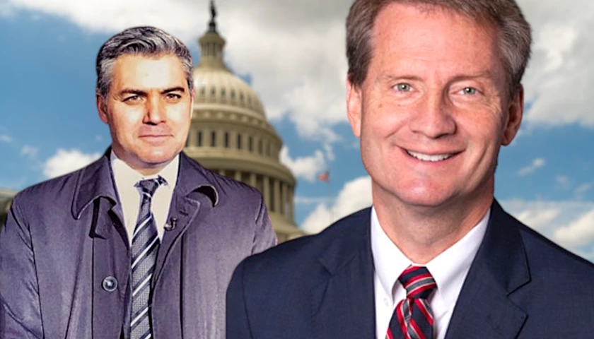 Rep. Tim Burchett and Jim Acosta (composite image)