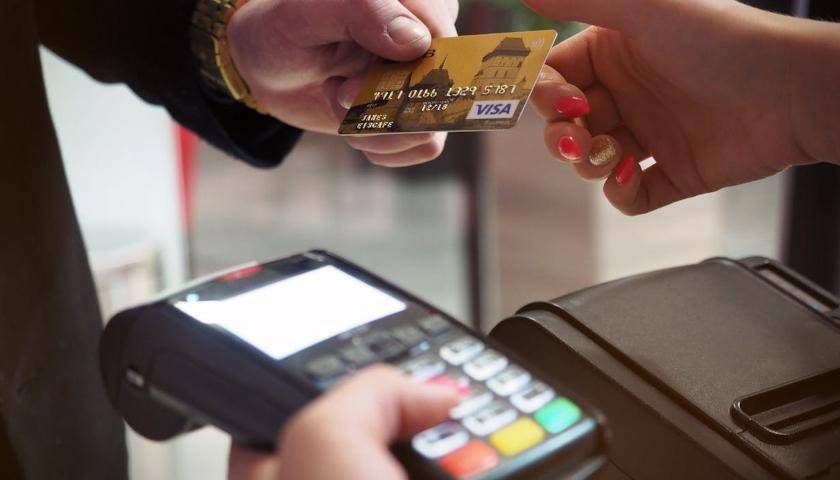 Consumer using a credit card