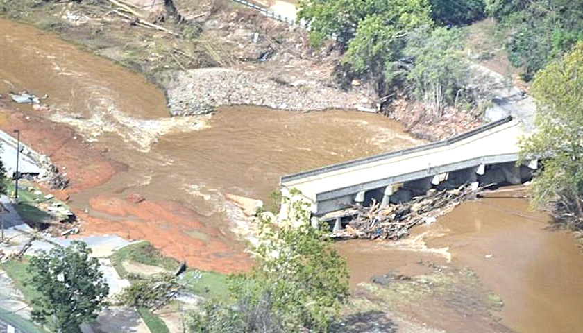 Hurricane Helene damage in North Carolina