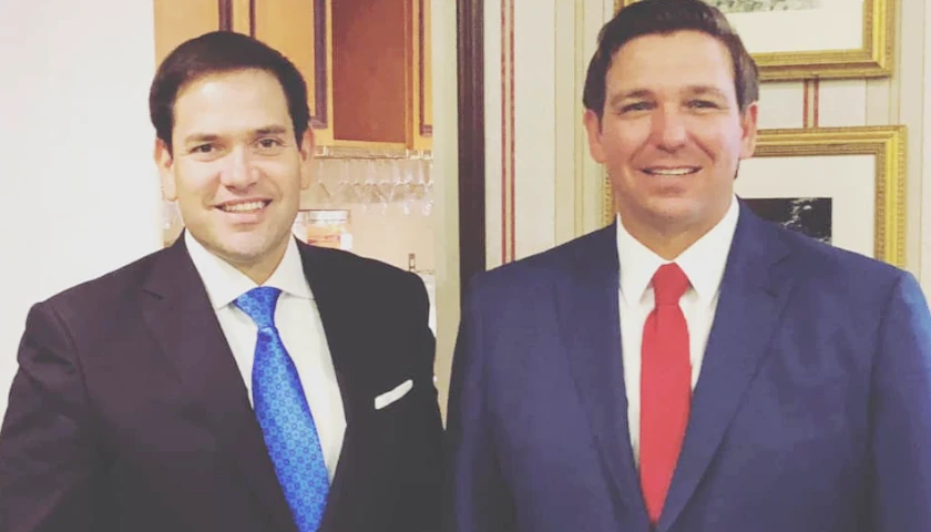 Marco Rubio and Ron DeSantis